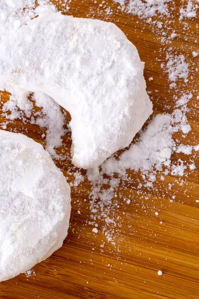 Biscotti con zucchero a velo — Foto Stock