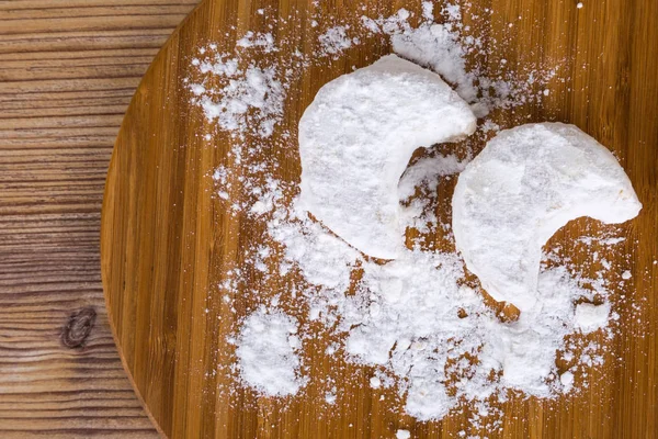 Cookies with Powdered Sugar — Stock Photo, Image