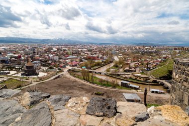 Cityscape kenti Kars Kars Kalesi: