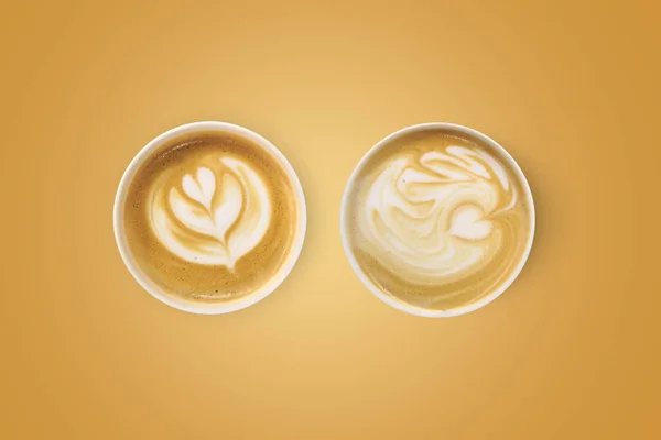 Copa en forma de Latte de Cappuccino — Foto de Stock