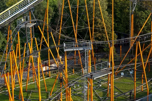 Hydroslides uitzicht vanaf historische Giant Ferris Wheel — Stockfoto