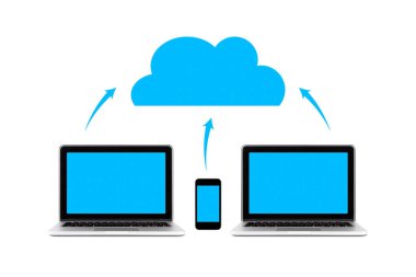 Bilgisayar ve akıllı telefon bilgi işlem sistemi bulut