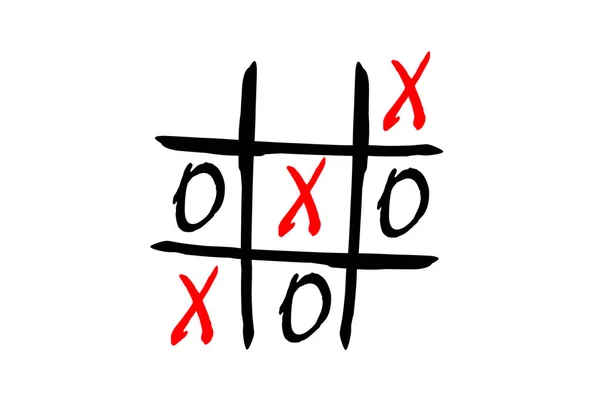 Jogo de Tic Tac Toe — Fotografia de Stock