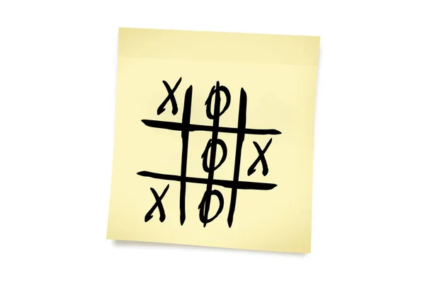 Tic Tac Toe spel — Stockfoto