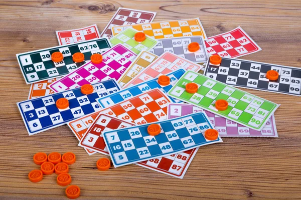 Lotto lub dokumentami gry Bingo — Zdjęcie stockowe