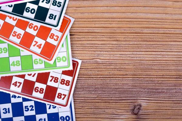 Papeles de juego de lotería o bingo — Foto de Stock