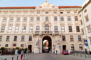 Michaelerplatz Viyana 'daki Hofburg İmparatorluk Sarayı