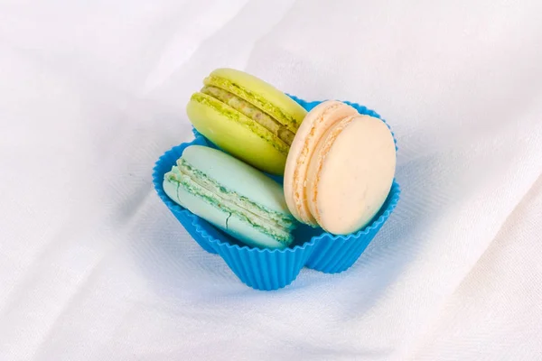 Leckere bunte Macarons — Stockfoto