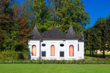 Salzburg Hellbrunn sarayın Bahçe Park
