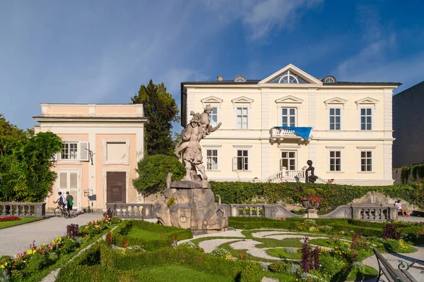 Salzburg Austria September 2016 Farbenfroher Schöner Garten Blick Auf Mirabell — Stockfoto