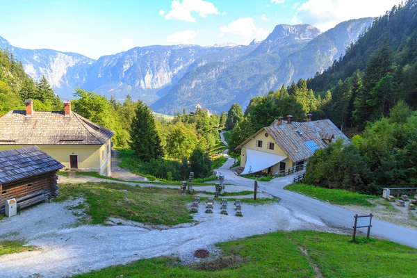 Widok góry Alpy z Salzberg — Zdjęcie stockowe