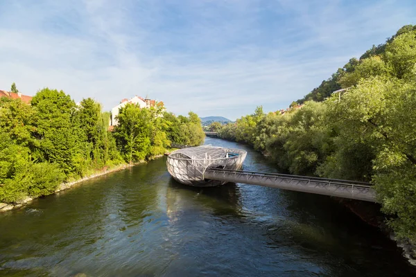 Puente Murinsel en Graz —  Fotos de Stock