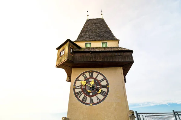 Uhrturm Clock Tower in Schlossberg — стокове фото