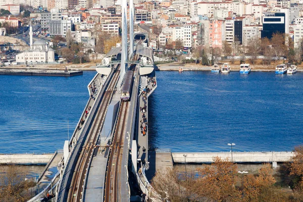 Gród historyczne centrum Istanbul Golden Horn — Zdjęcie stockowe