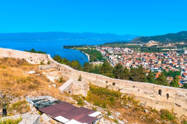 Samuels Kalesinden Ohri 'nin Panoramik Görünümü
