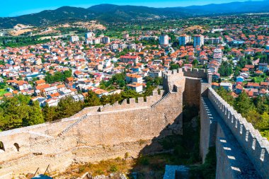 Samuels Kalesinden Ohri 'nin Panoramik Görünümü