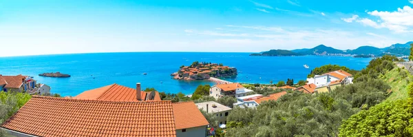 Νησί Sveti Stefan στην Μπούντβα — Φωτογραφία Αρχείου