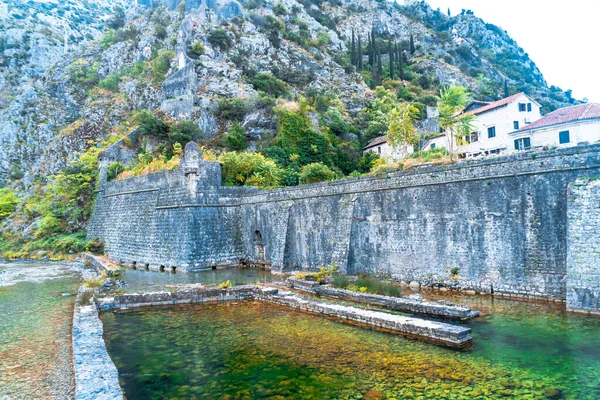 Kotor 'daki Eski Şehir Kalesi — Stok fotoğraf