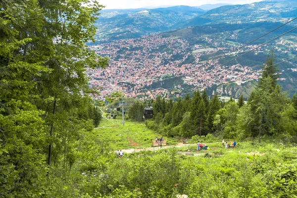 Trebevic 'ten manzara — Stok fotoğraf