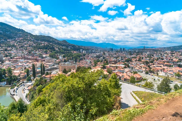 Vista panorámica de Sarajevo — Foto de Stock