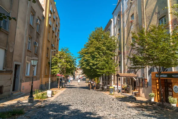 Calles en Belgrado — Foto de Stock