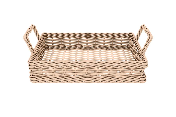 Square Wooden Basket — Stock Photo, Image