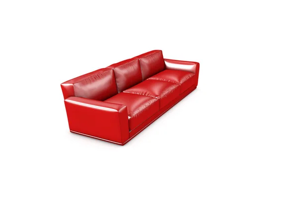 3D Rendering of Sofa For Business or Meeting on White — Stok fotoğraf