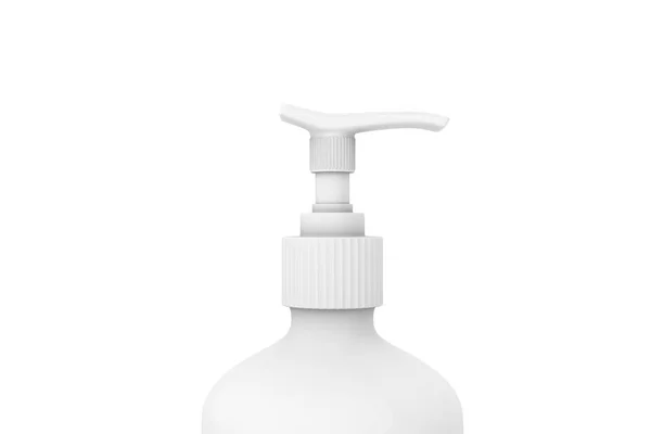 3D Rendering of Realistic Bottle of Soap Bottle on WHite — 图库照片