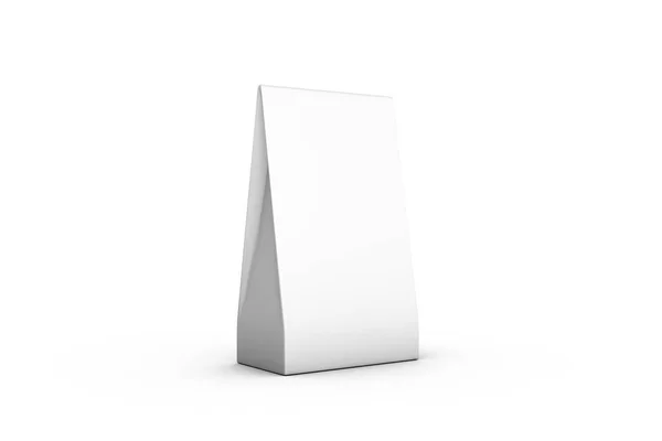 白色购物袋模板的造型设计 — 图库照片