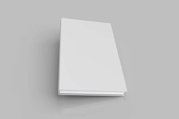 Renderização 3D de livro ou caderno modelo Mock Up — Fotografia de Stock