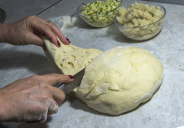 Los Pasteles Caseros Que Pueden Satisfacer Hambre —  Fotos de Stock