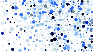 Arka plan konfeti unsurları farklı boyut ve renk. Tebrik kartları ve afiş için arka plan olarak uygun