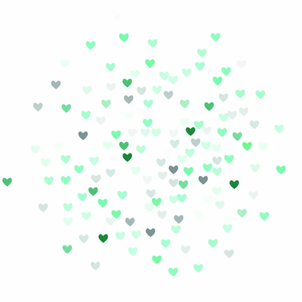 Gyönyörű Confetti Hearts esik a háttérben. Meghívó sablon Háttér tervezés, üdvözlőlap, poszter. Valentin nap. Vektorillusztráció — Stock Vector