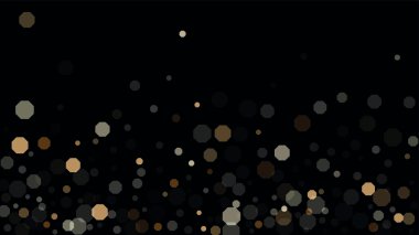 Güzel düşen mevsimlik konfeti. Bokeh arka plan. Vektör renkli kar taneleri gece gökyüzü düşüyor. Ayaz Noel arka plan.