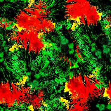 Dikişsiz el suluboya desen çekilmiş. Parlak tasarımı için duvar kağıdı, çini, tekstil, kumaş, ambalaj, paketleme, kamuflaj baskı.