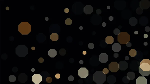 Hermoso Falling Blured Confetti. Fondo Bokeh. Vector de copos de nieve de colores cayendo cielo nocturno. Fondo de Navidad helada . — Vector de stock