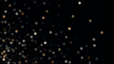 Güzel düşen mevsimlik konfeti. Bokeh arka plan. Vektör renkli kar taneleri gece gökyüzü düşüyor. Ayaz Noel arka plan.