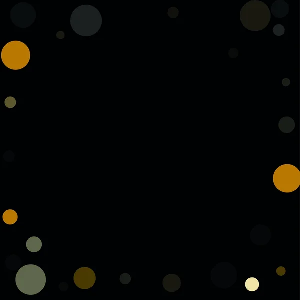Abstrakt bakgrund gyllene konfetti element av olika storlek och färg. Lämplig som en bakgrund för gratulationskort och affischer, jul Design — Stock vektor