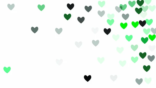 Hermosos corazones de Confetti cayendo sobre el fondo. Plantilla de invitación Diseño de fondo, Tarjeta de felicitación, Póster. Día de San Valentín . — Archivo Imágenes Vectoriales