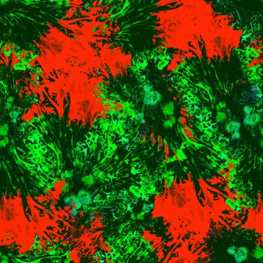 Dikişsiz el suluboya desen çekilmiş. Parlak tasarımı için duvar kağıdı, çini, tekstil, kumaş, ambalaj, paketleme, kamuflaj baskı.