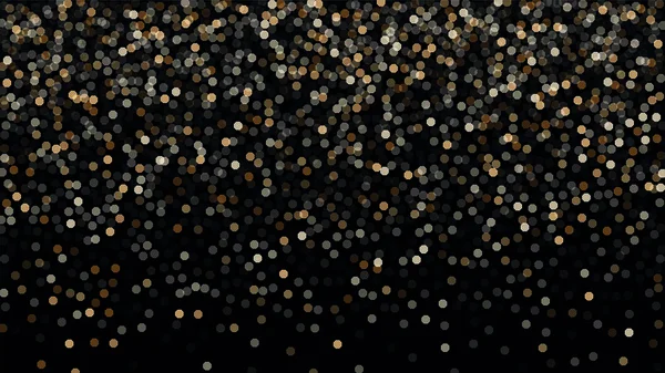 Piękne, spadające Blured konfetti. Tło bokeh. Wektor kolorowe płatki śniegu spadające niebo noc. Frosty Christmas Background. — Wektor stockowy