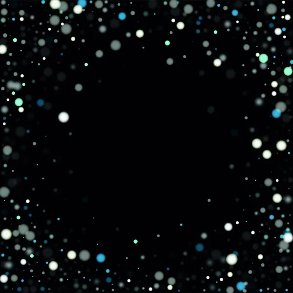 Belle neige tombante. Vector Snowflakes Falling Sky. Frosty fond de Noël. Fairy Magical New Year Design arrière-plan. Illustration vectorielle . — Image vectorielle