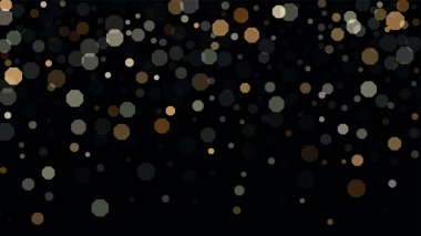 Güzel düşen mevsimlik konfeti. Bokeh arka plan. Vektör renkli kar taneleri gece gökyüzü düşüyor. Ayaz Noel arka plan.