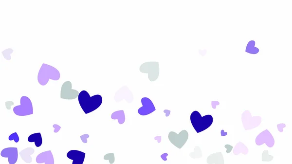 Mooie Confetti hart vallen op achtergrond. Uitnodiging sjabloon achtergrond ontwerp, wenskaart, Poster. Dag van de Valentijnskaart. — Stockvector