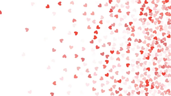 Gyönyörű konfetti szívek háttér alá. Meghívó sablon háttér Design, üdvözlőlap, poszter. Valentin nap — Stock Vector