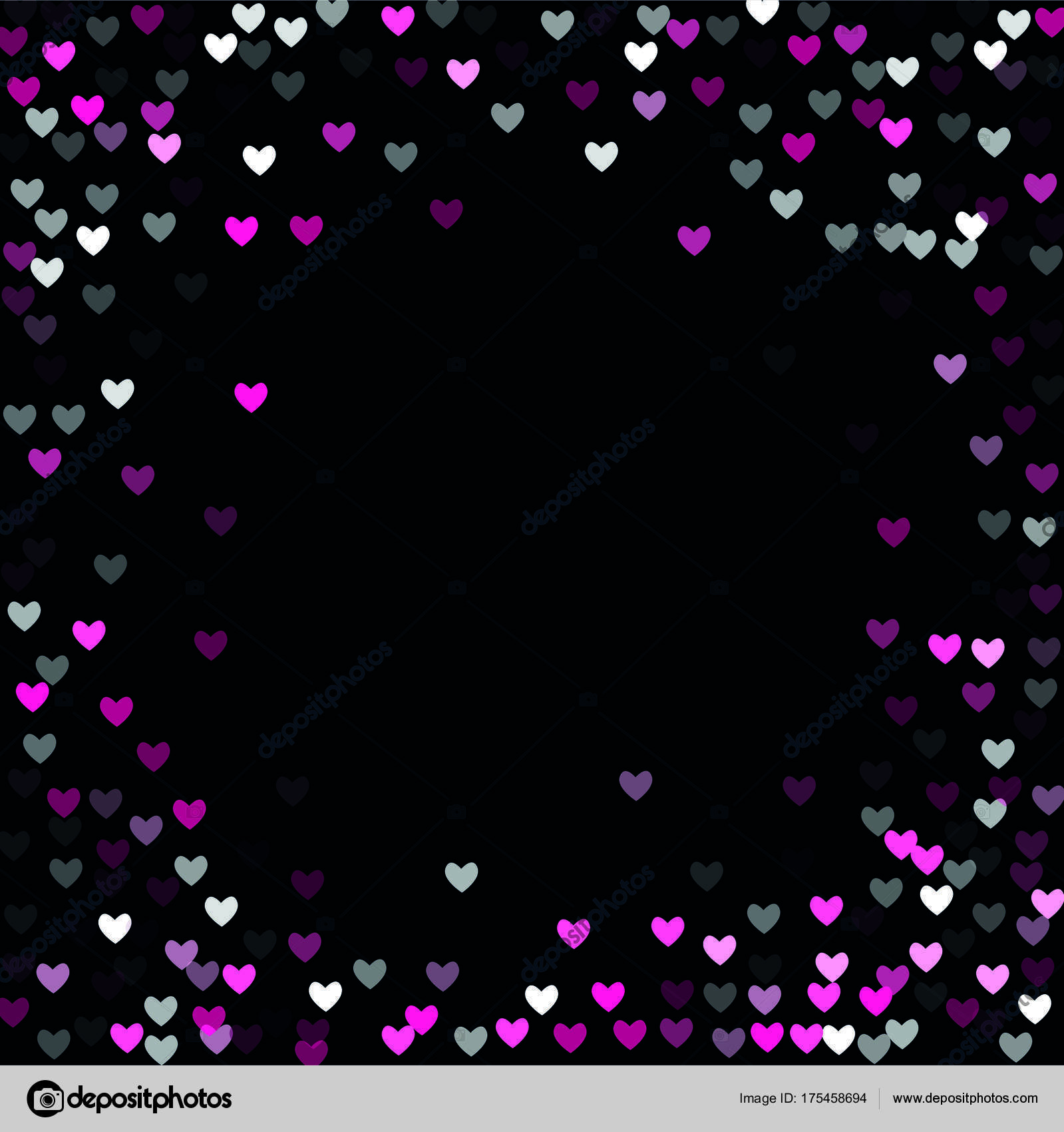 Beautiful Confetti Hearts Falling On Background Invitation Template Background Design Greeting Card Poster Valentine Day Vector Illustration Stock Vector C Elenasergeevnalitvinova Gmail Com 175458694