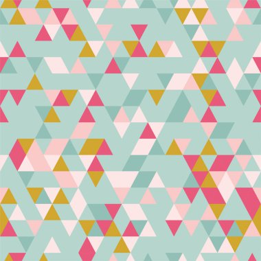 riangle sorunsuz arka plan üçgen şekiller farklı renkler ile. 