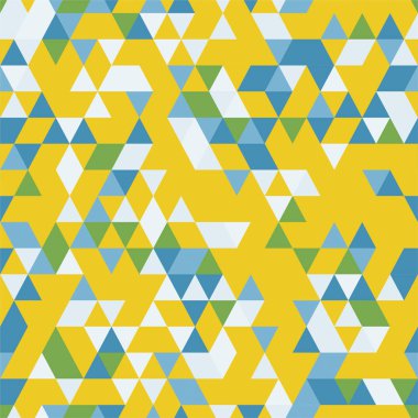 riangle sorunsuz arka plan üçgen şekiller farklı renkler ile. 