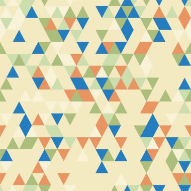 riangle sorunsuz arka plan üçgen şekiller farklı renkler ile. 