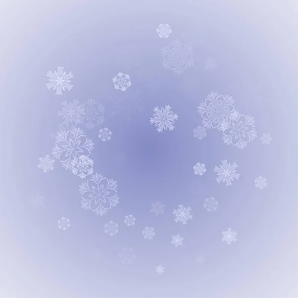 雪のクリスマスの背景. — ストックベクタ